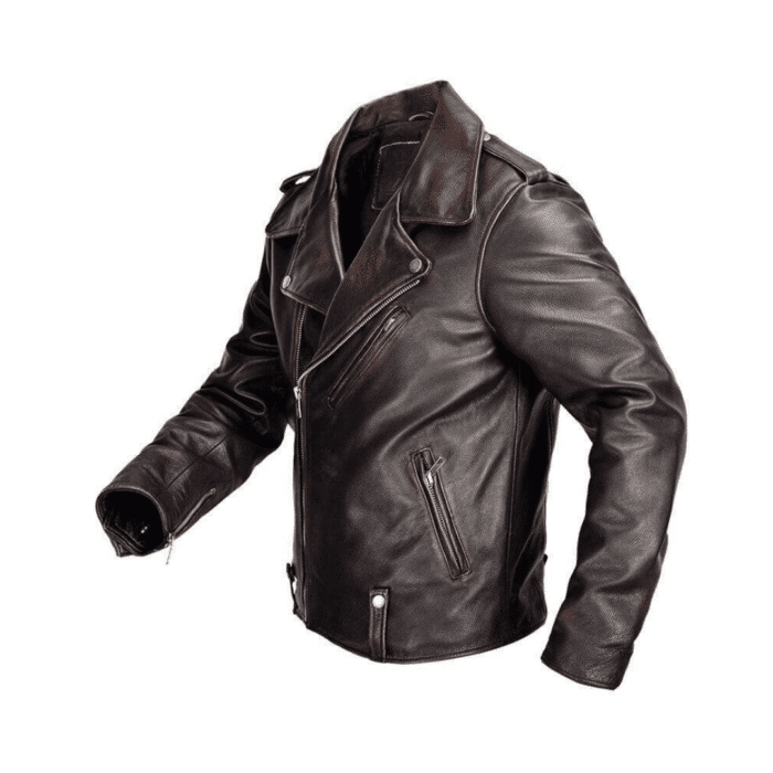 Premium20Double20Rider20Brown20Distressed20Leather20Jacket20Mens20Front
