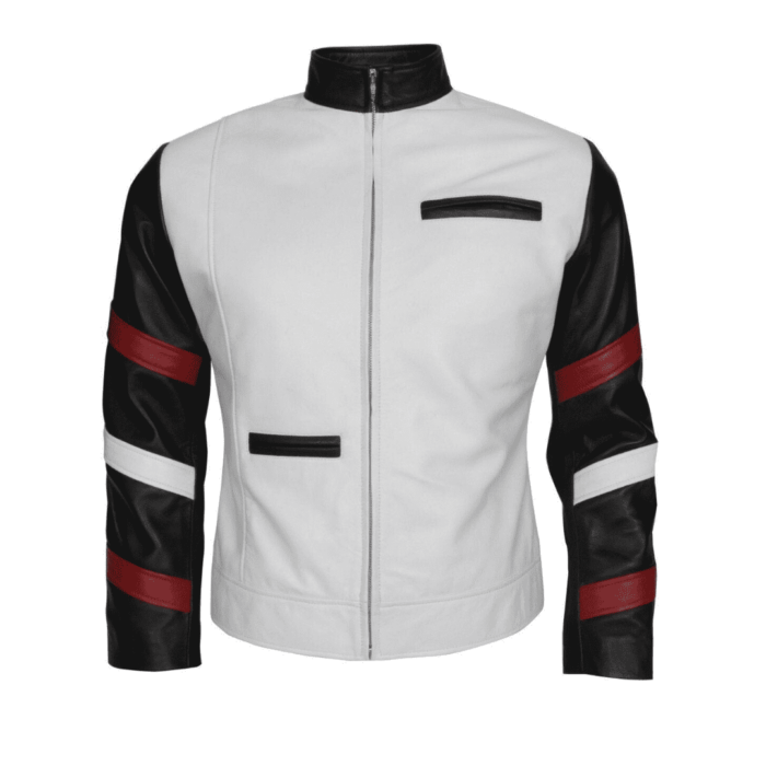 Timeless20White20And20Black20Motorcycle20Jacket20Genuine20Leather20Front